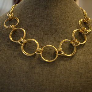 Gold Gennaro Ring Necklace